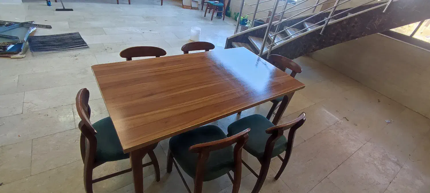 میز چوبی دست دوم مناسب رستوران|میز و صندلی غذاخوری|چهاردانگه (تهران), |دیوار