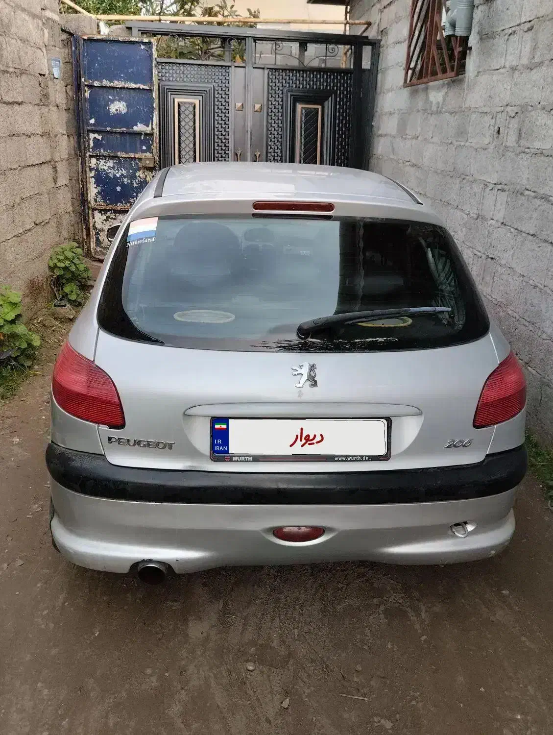 ماشین 206 تیپ دو مدل 86|خودرو سواری و وانت|کیاشهر, |دیوار