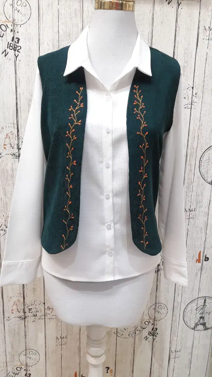 جلیقه وکارهای گلدوزی با دست (پوشاک شفق)|لباس|کرج, المهدی|دیوار