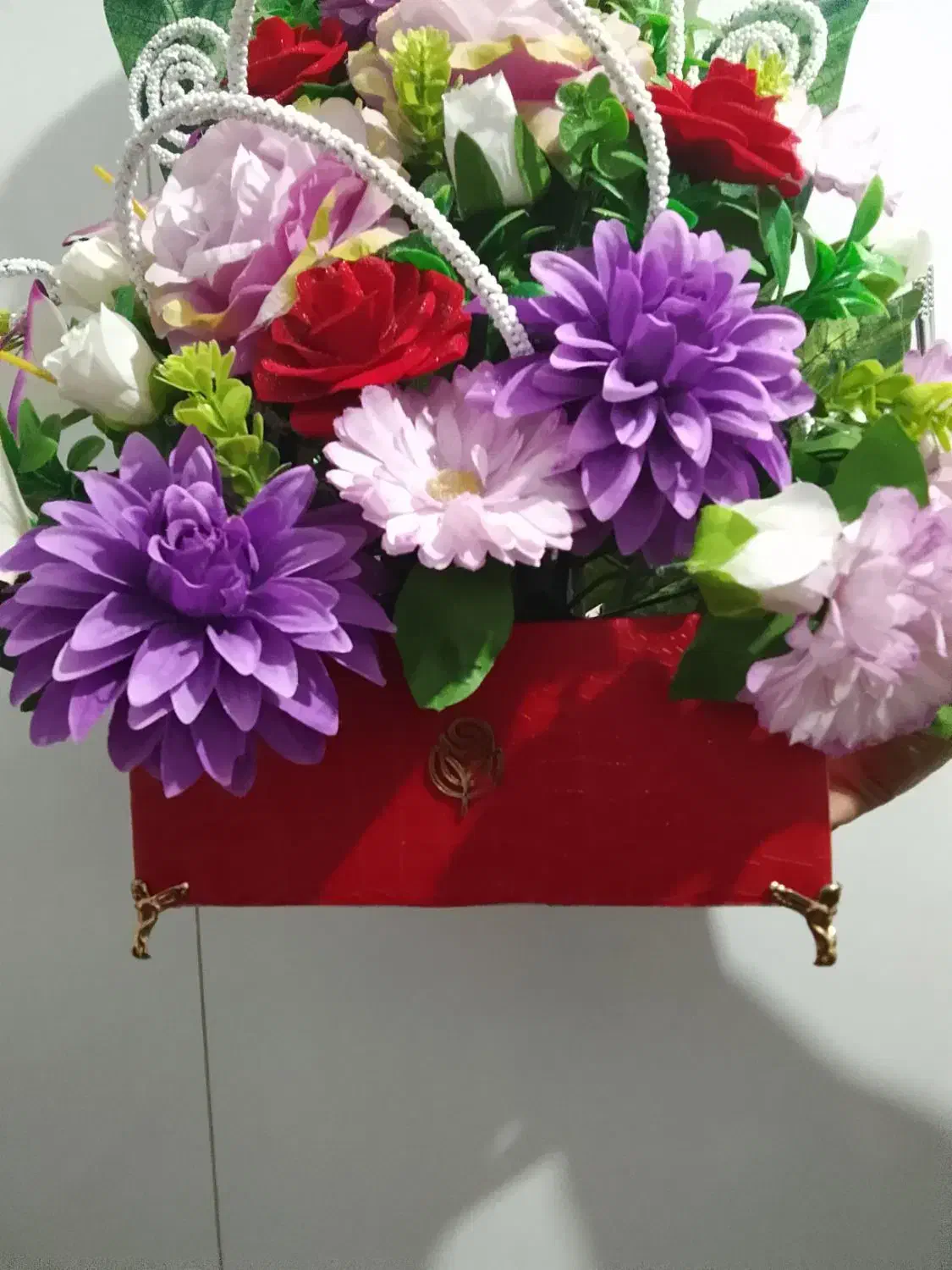 یک عدد سبد گل|گل مصنوعی|مشهد, رسالت|دیوار