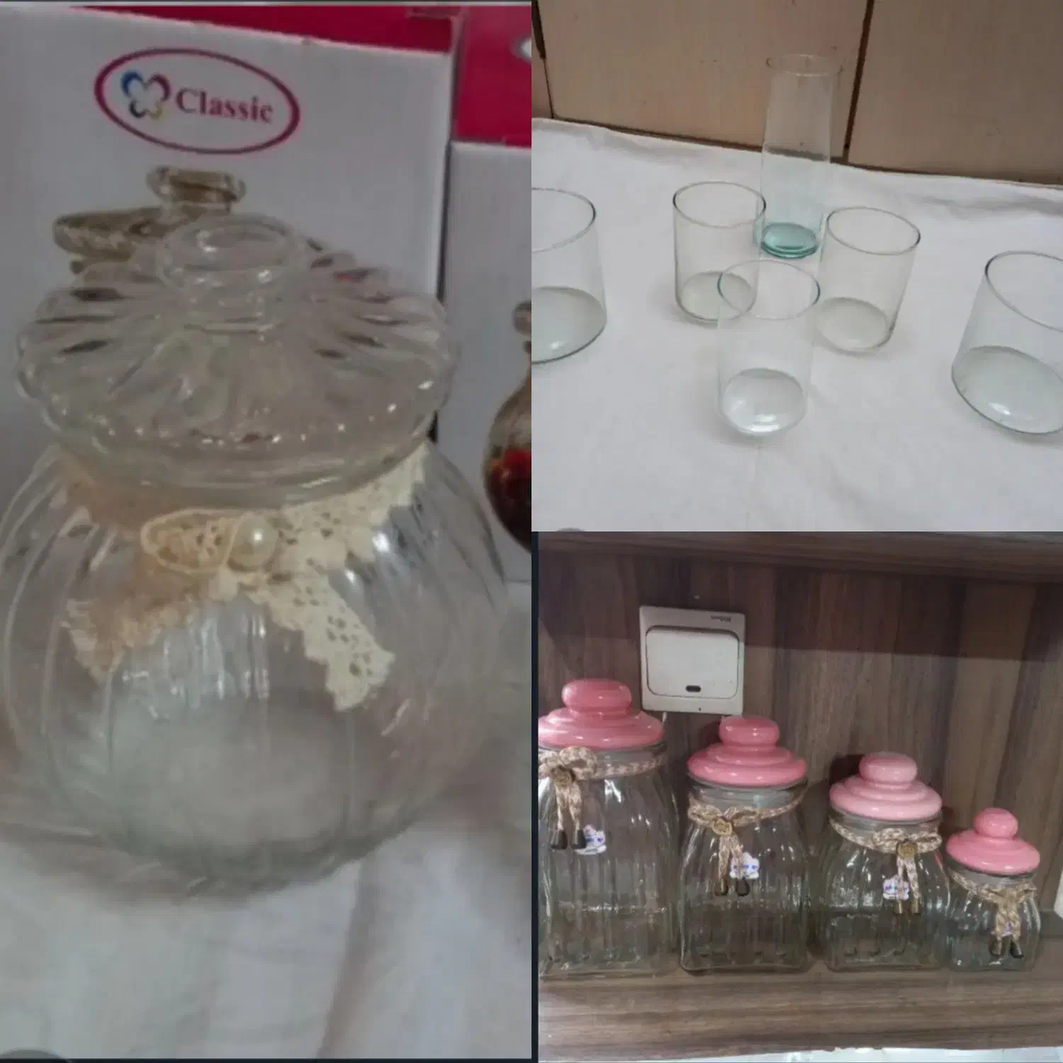 شیشه پاسماوری ۴ عددی|ظروف نگهدارنده، پلاستیکی، یکبارمصرف|ری, ظهیرآباد|دیوار