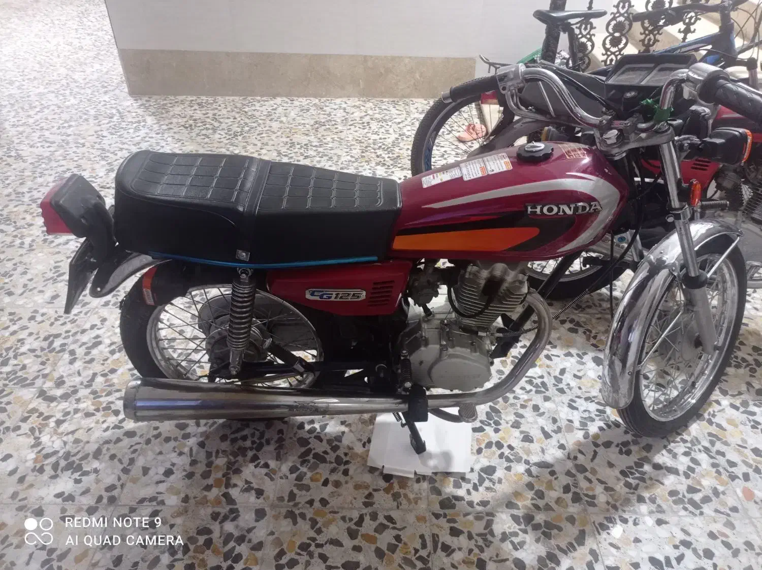 هوندا۱۲۵پلاک ملی|موتورسیکلت|بهشهر, |دیوار