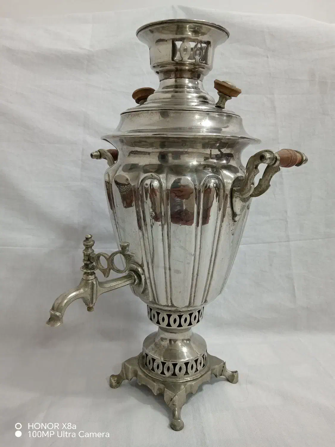 سماور زغالی ورشو|کلکسیون اشیاء عتیقه|نجفآباد, جعفرآباد|دیوار