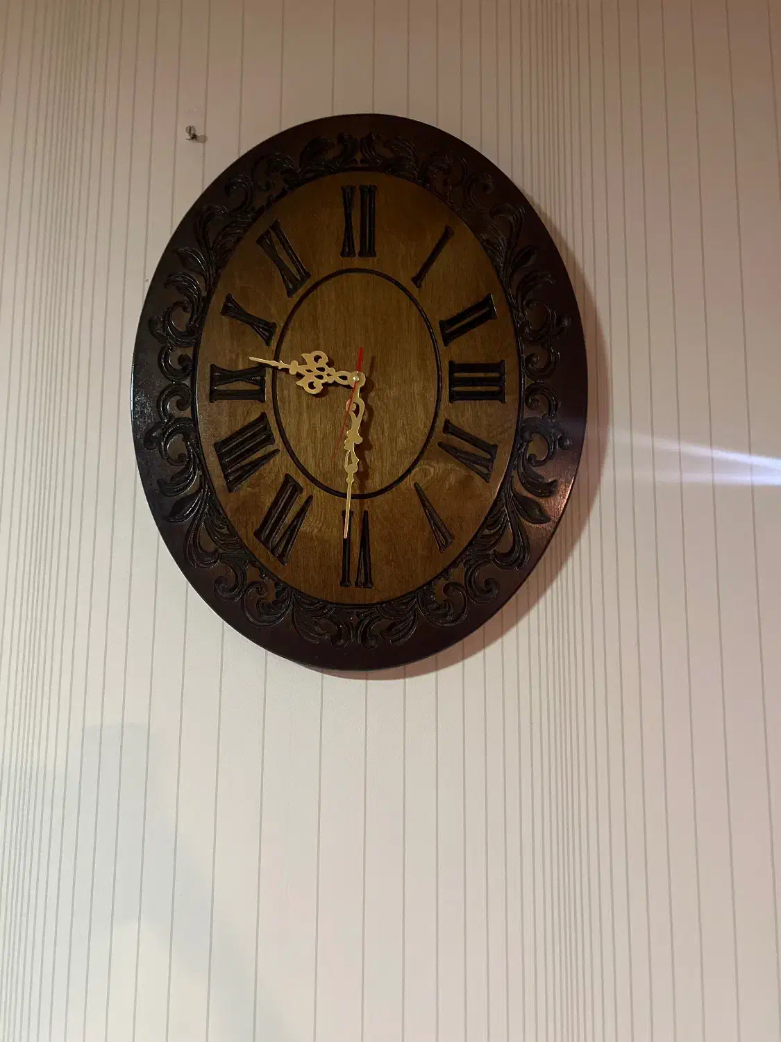 میز و ساعت  و تلفن چوبی رستیک|ساعت دیواری و تزئینی|اراک, |دیوار