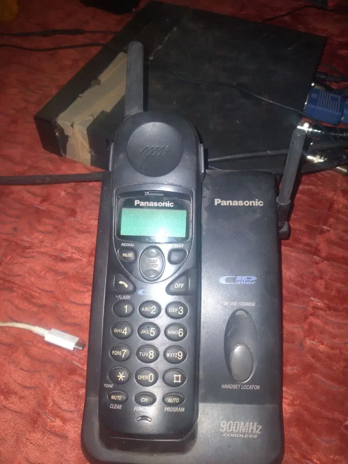 گوشی تلفن بیسیم پاناسونیک|تلفن رومیزی|قزوین, |دیوار