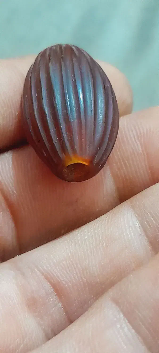 عقیق تراش خربزه ای سالم خوشرنگ|جواهرات|مینودشت, |دیوار