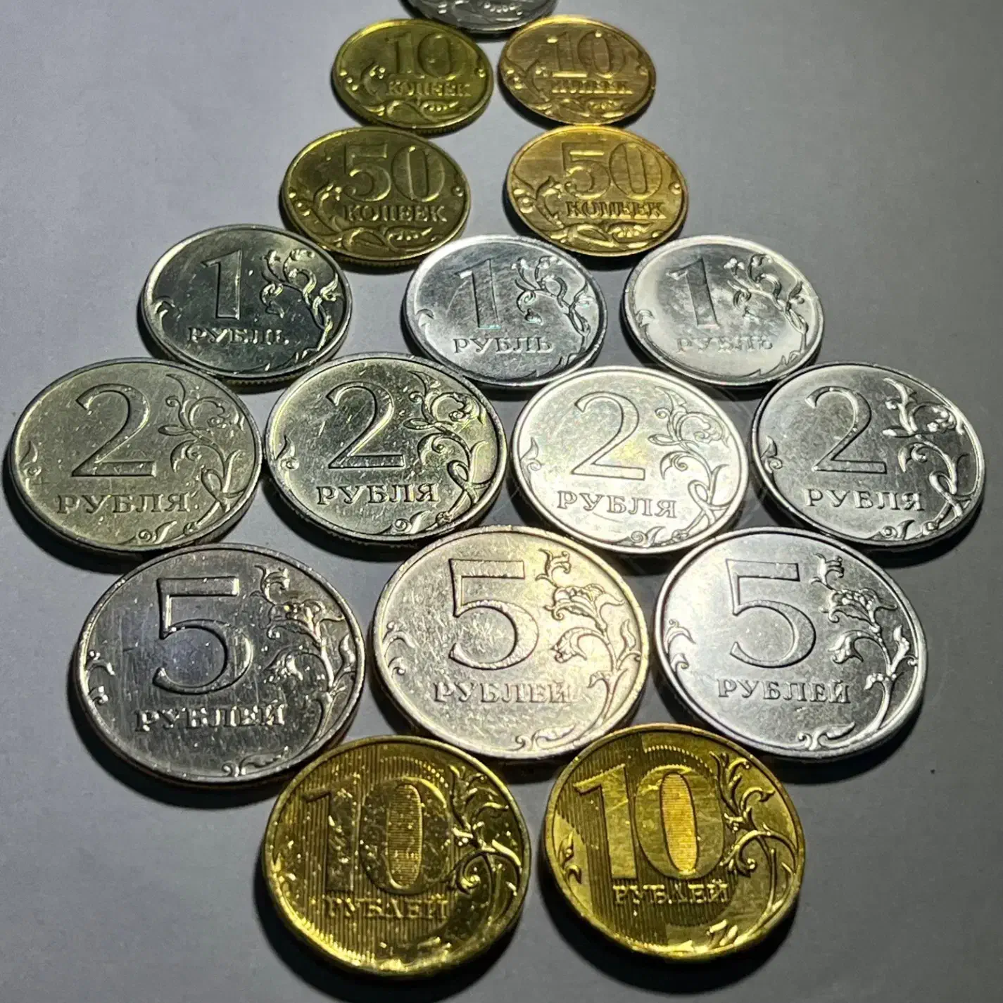 ست 18 عدد سکه کوپک و روبل فدراسیون روسیه (توضیح)|کلکسیون سکه، تمبر، اسکناس|تهران, امیرآباد|دیوار