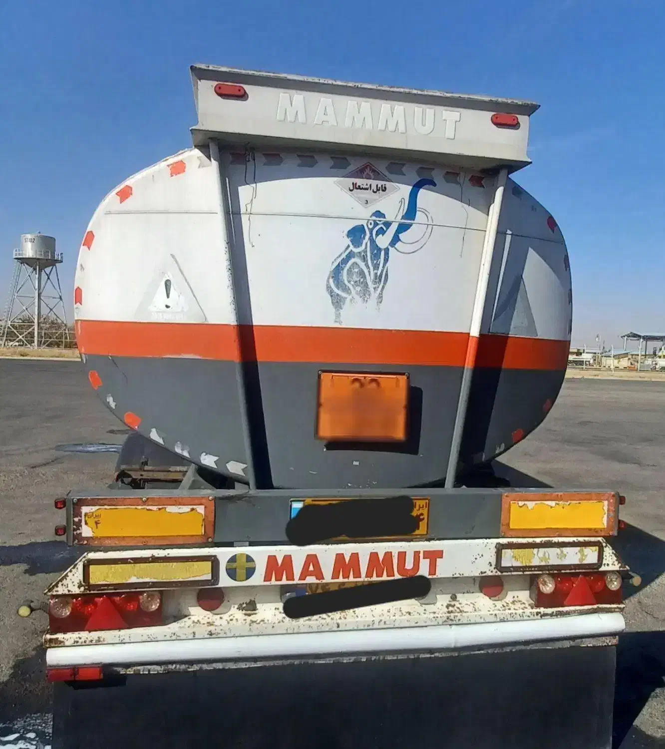 تانکر دومحور ماموت۳۳ هزار|خودرو سنگین|بندر ماهشهر, |دیوار