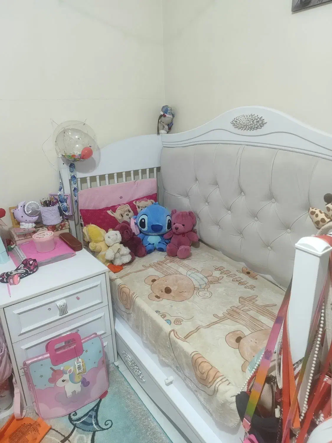 تخت کودک نوجوان ساحل چوب و صندلی ماشین|تخت و سرویس خواب|کرج, دولتآباد|دیوار