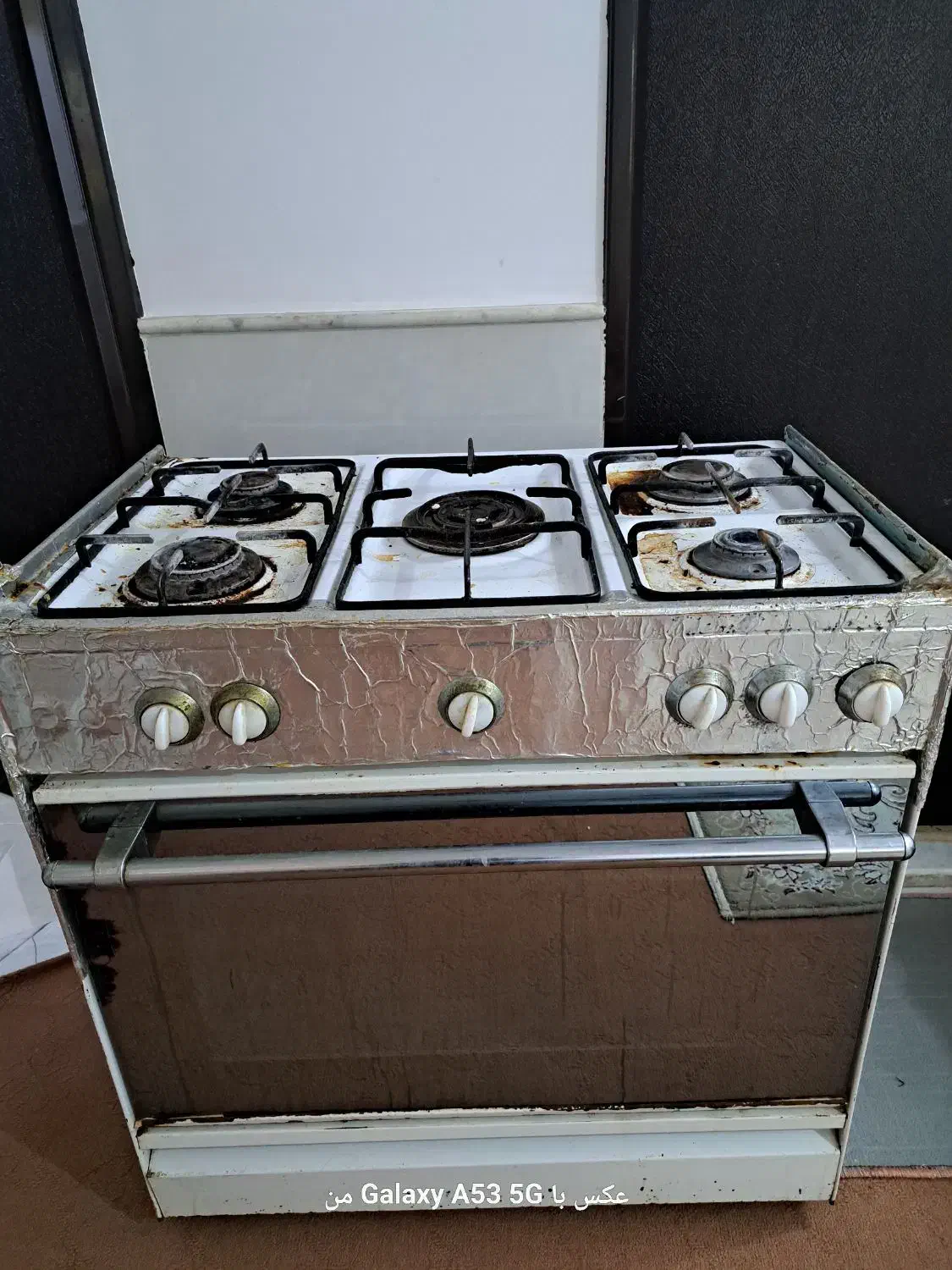 گاز5شعله خانگی دست 2 کارکرده سالم مشتری نقدتخفیف|اجاق گاز و لوازم برقی پخت‌وپز|آران و بیدگل, |دیوار