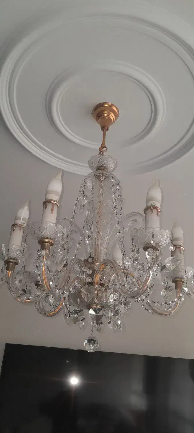 لوستر کریستال قیمت توافقی|لوستر و چراغ آویز|تهران, اکباتان|دیوار