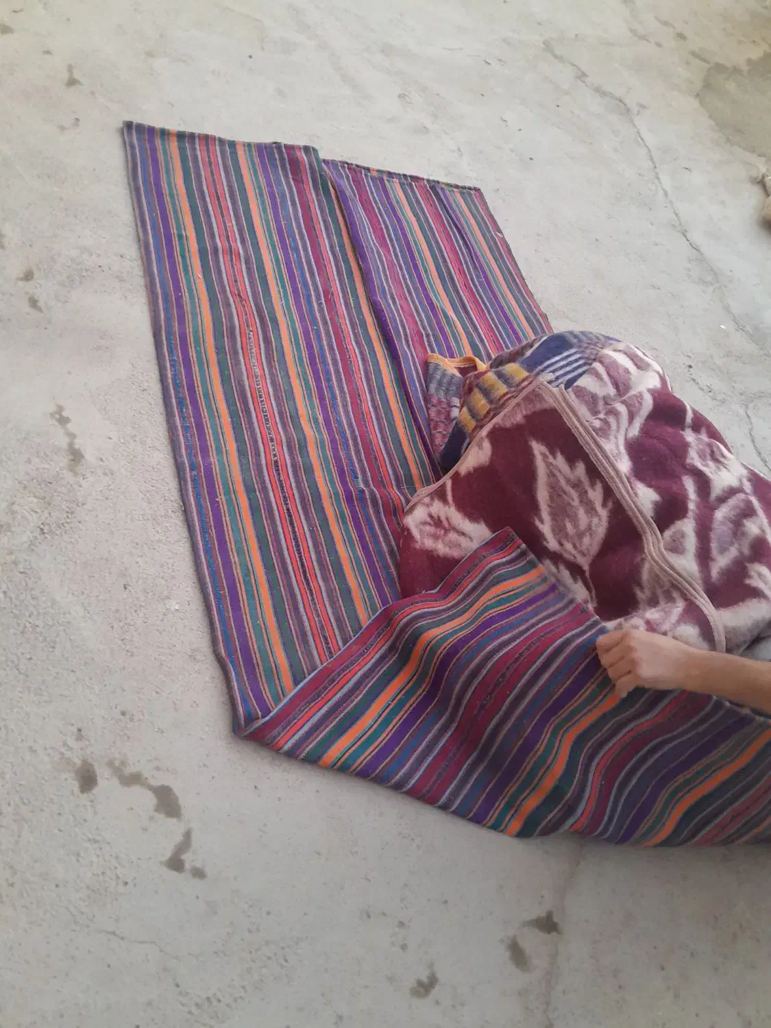 لحاف کرسی 4درچهاروجاجیم|گلیم، جاجیم، گبه|ابهر, |دیوار