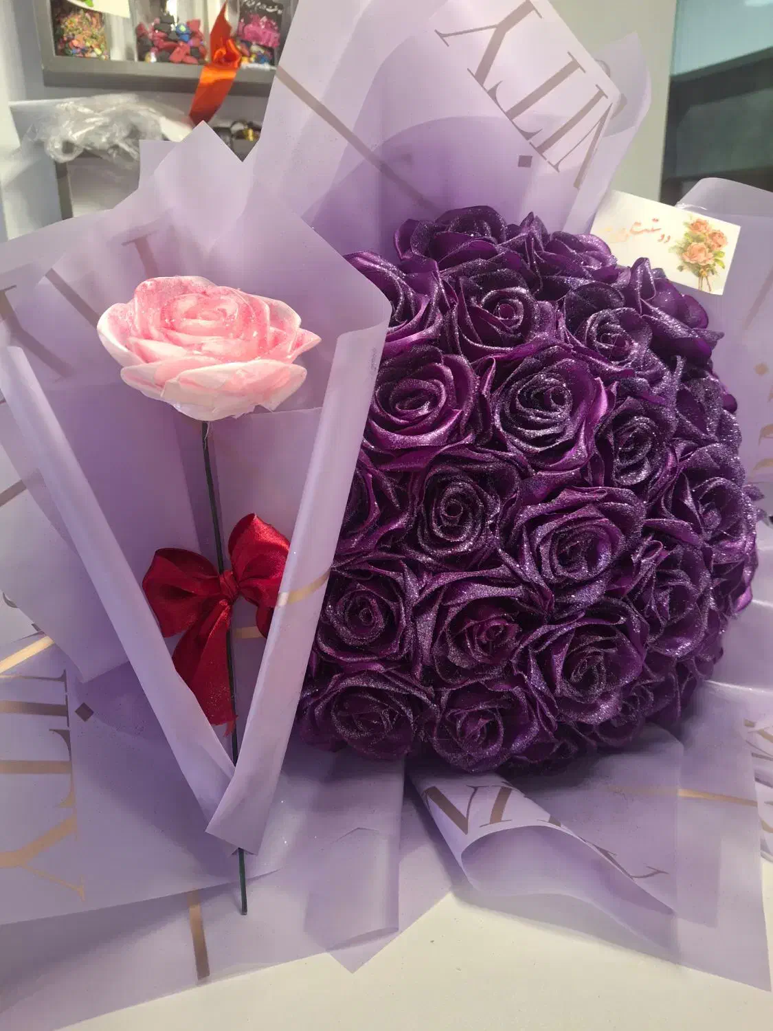 انواع گل های روبانی|گل مصنوعی|شیراز, پشم شیشه|دیوار