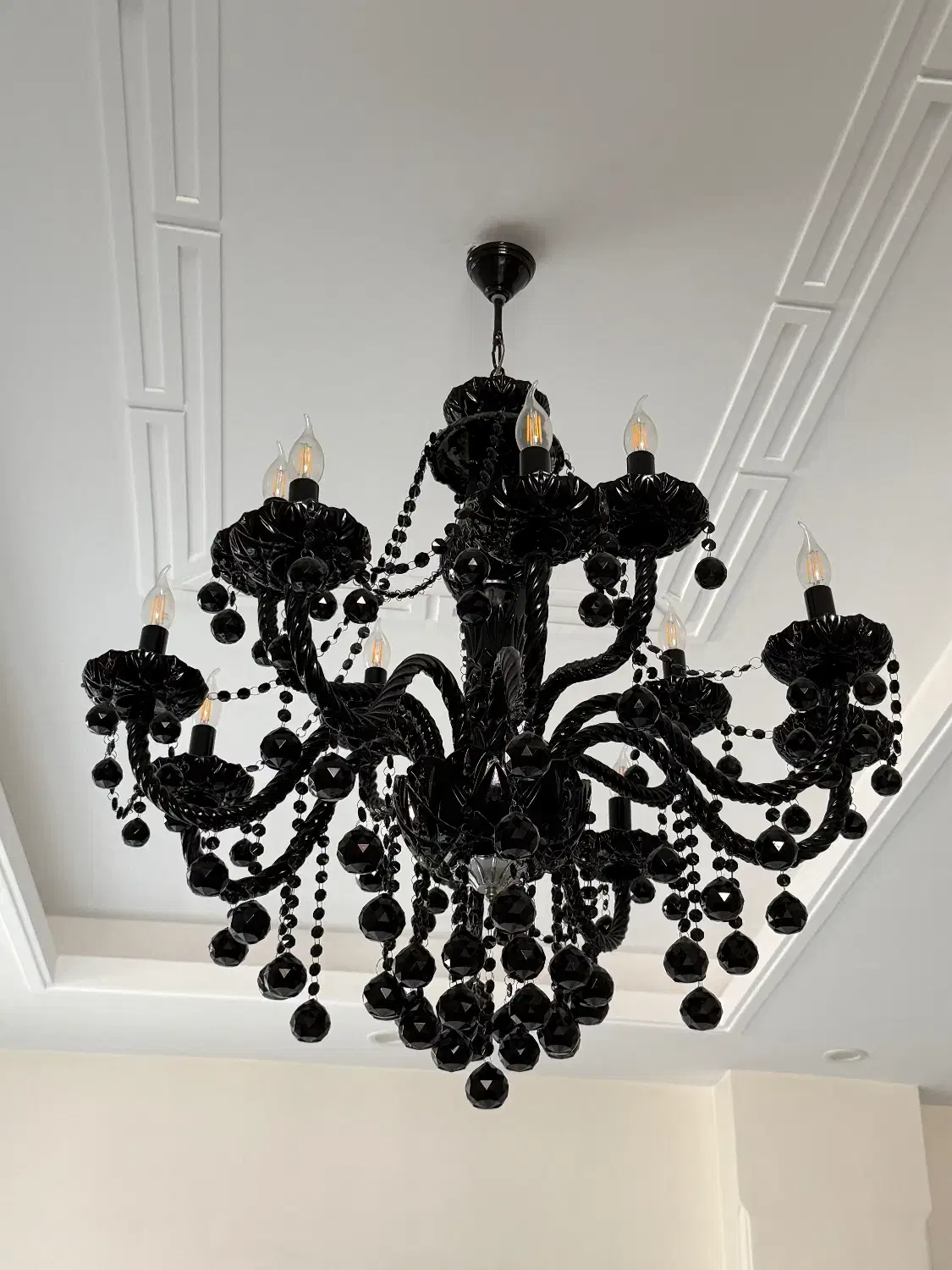 لوستر باکارات مشکی|لوستر و چراغ آویز|تهران, آذری|دیوار