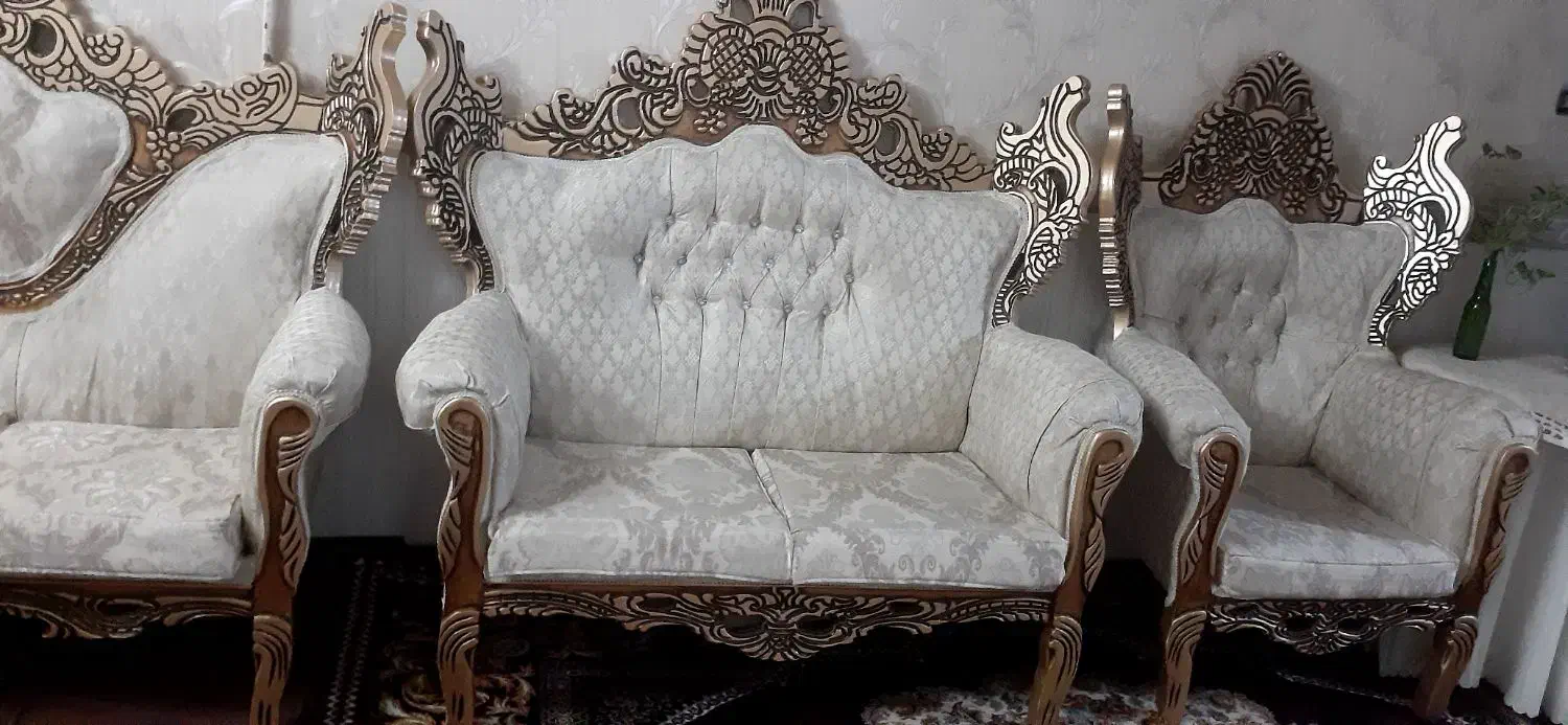 مبل سلطنتی|مبلمان خانگی و میز عسلی|پیشوا, |دیوار