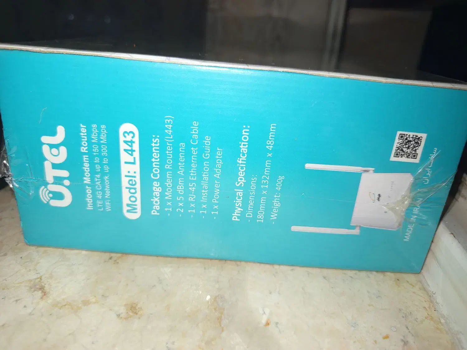 مودم l443 نو و پلمپ با اینترنت ویژه|مودم و تجهیزات شبکه|شیراز, مبعث|دیوار