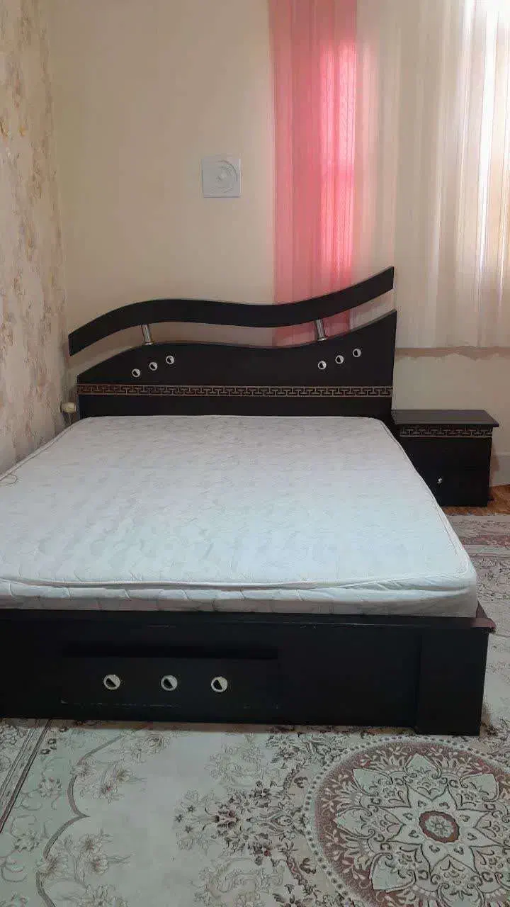 تختخواب دونفره سالم|تخت و سرویس خواب|تخت سلیمان, |دیوار