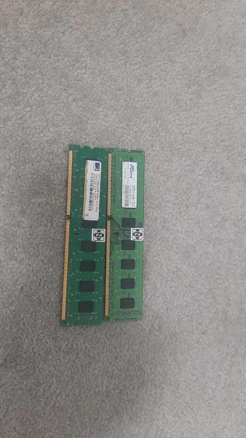 دوتا رم 4 گیگ DDR3|قطعات و لوازم جانبی رایانه|لشت نشا, |دیوار