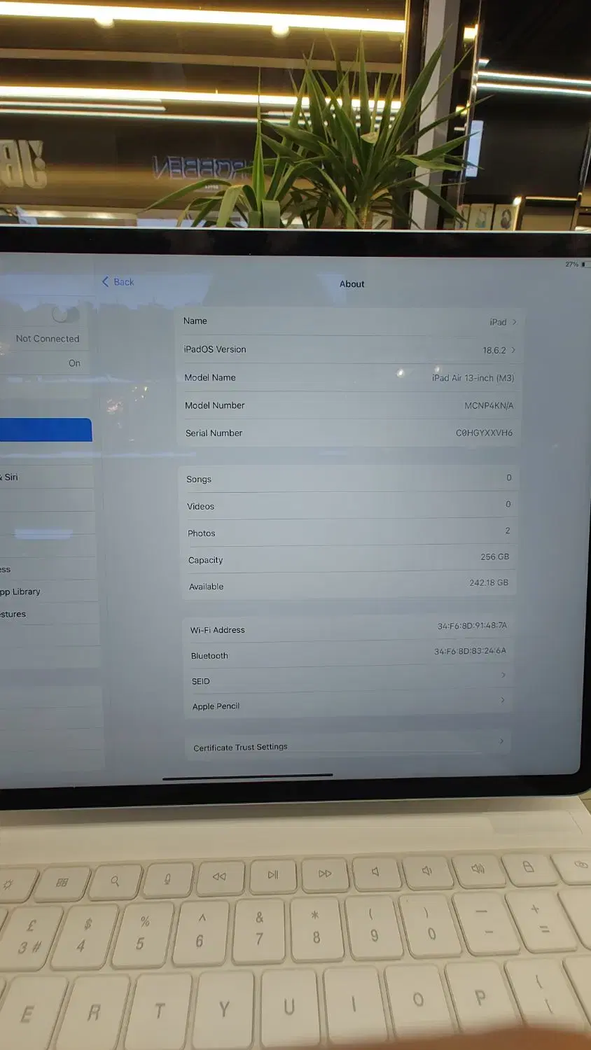 ipad Air 13-inch (M3 WIFI+pencel C+Keyboard|تبلت|مشهد, بهشت|دیوار