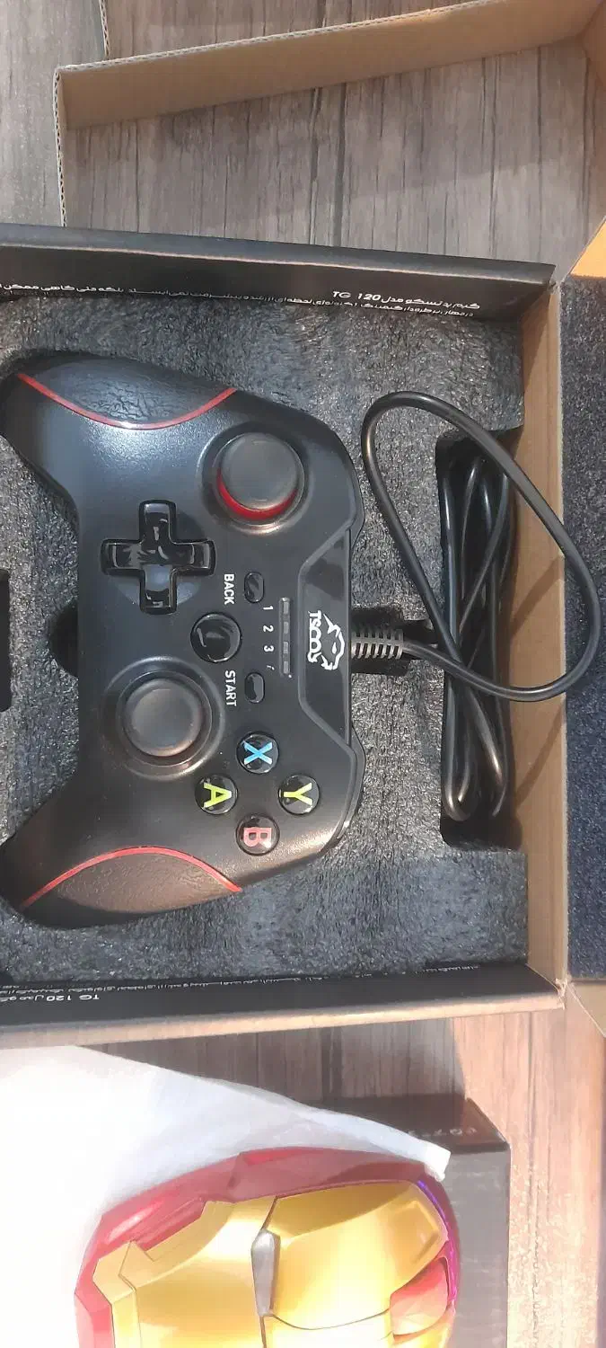 دسته گیمینگ تسکو بهمراه موس گیمینگ آیرون من|کنسول، بازی ویدئویی و آنلاین|اهواز, کوی نفت|دیوار