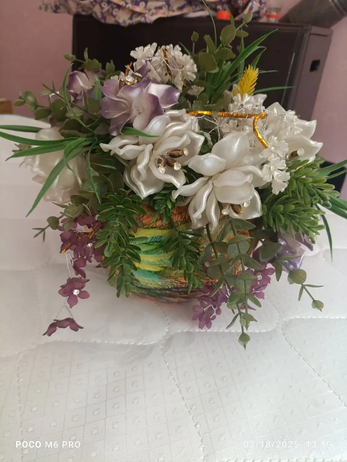 گلدان و گل|گل مصنوعی|سنندج, |دیوار