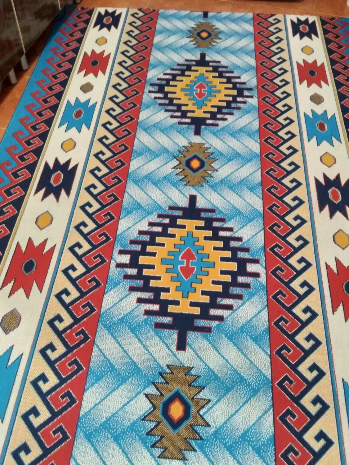 گلیم فرش درحد نو از ۶متر هم بزرگتره|گلیم، جاجیم، گبه|آستانه اشرفیه, |دیوار