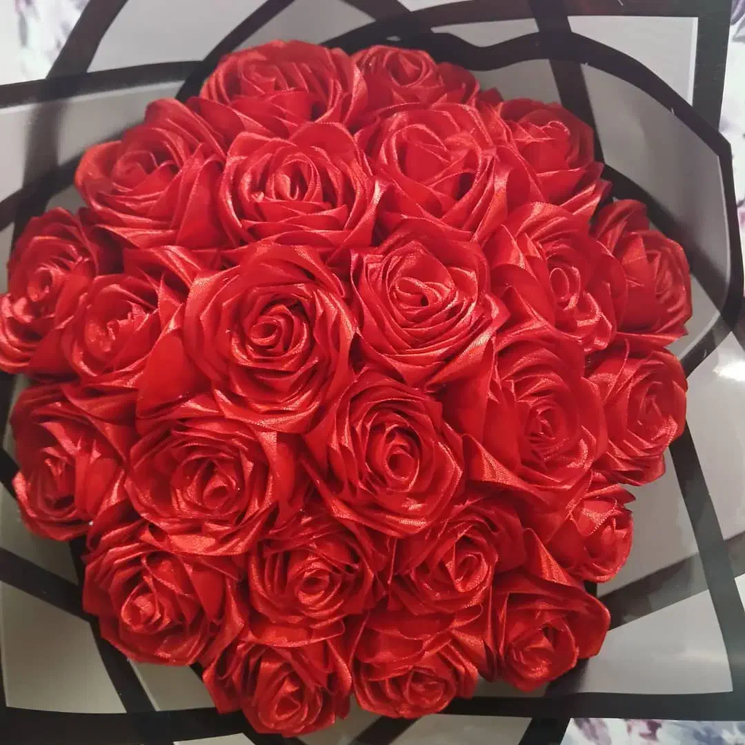 گل های روبانی|گل مصنوعی|یزد, |دیوار