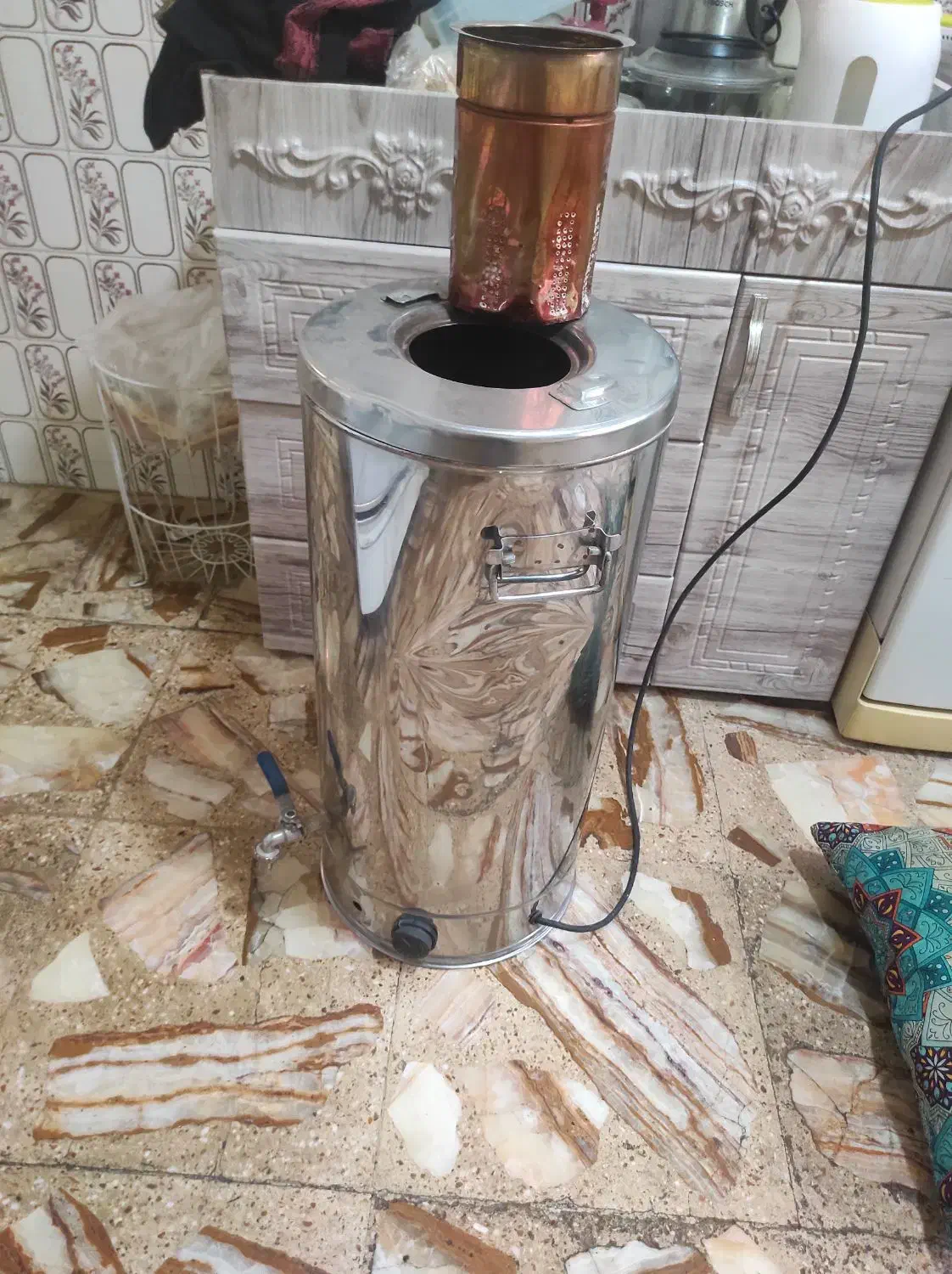 سماور برقی ۲۰ لیتری|سماور، چای‌ساز، قهوه‌ساز|تهران, جنت‌آباد جنوبی|دیوار