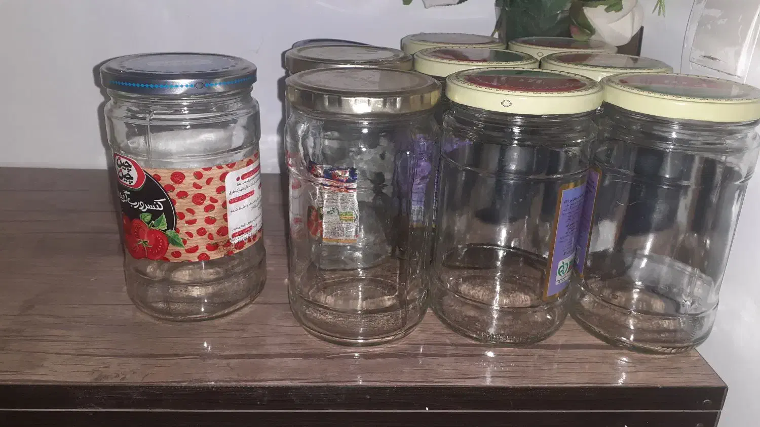 شیشه نگهدارنده لطفا اول توضیحات وبخونید|ظروف نگهدارنده، پلاستیکی، یکبارمصرف|سریش آباد, |دیوار