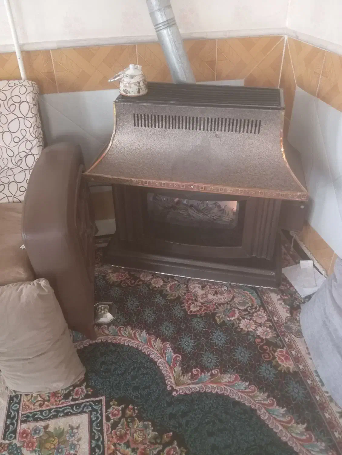 فروش بخاری شومینه بزرگ در مامونیه|بخاری، هیتر، شومینه|زرندیه, |دیوار