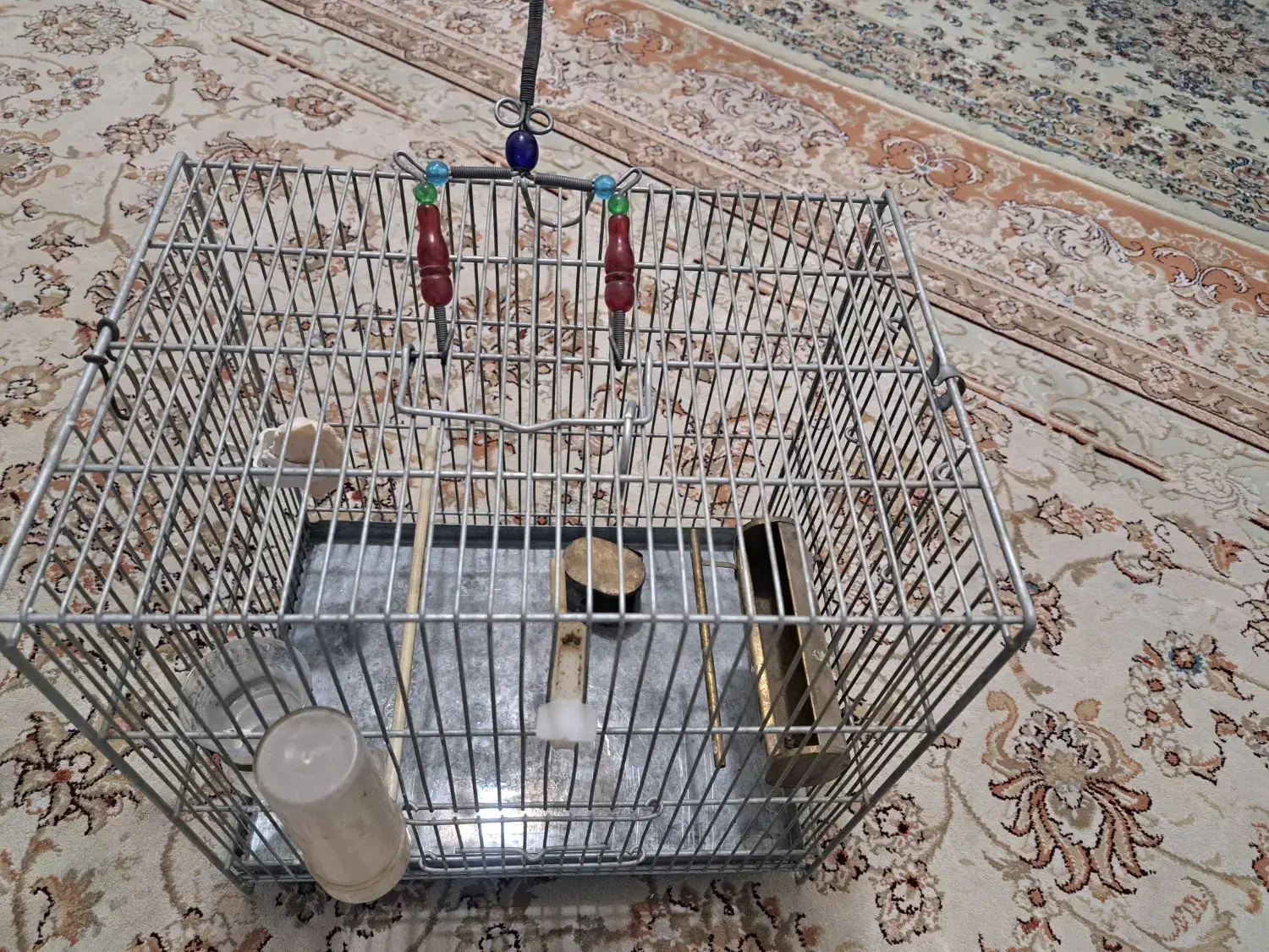 قفس غلامی جادونی و جاماسه برنجی خرجینی|لوازم جانبی حیوانات|قرچک, زیبا شهر|دیوار