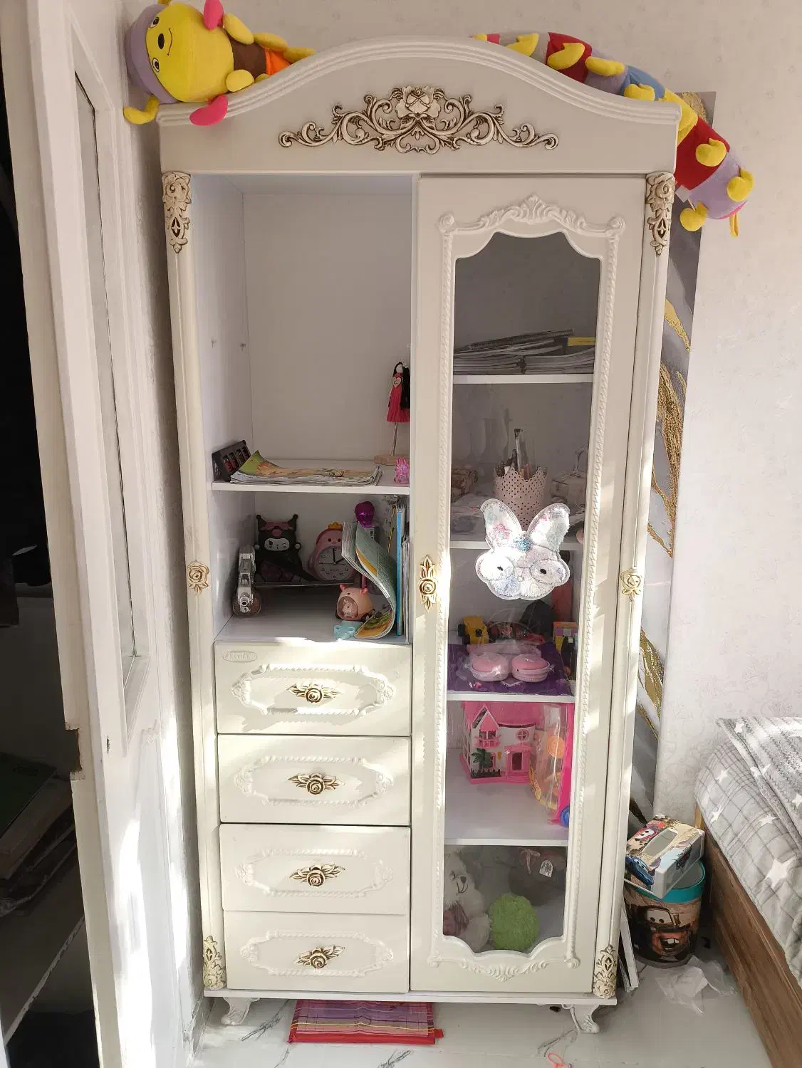 کمد ویترین و کشو دار|جاکفشی، کمد، دراور|ری, دیلمان|دیوار