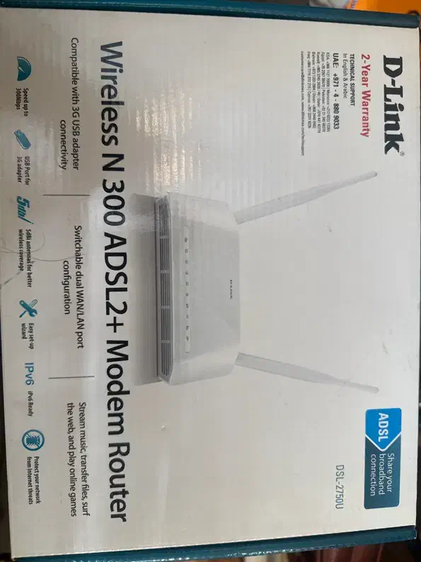 مودم d-link  مدل dsl-2750u|مودم و تجهیزات شبکه|تهران, میرداماد|دیوار