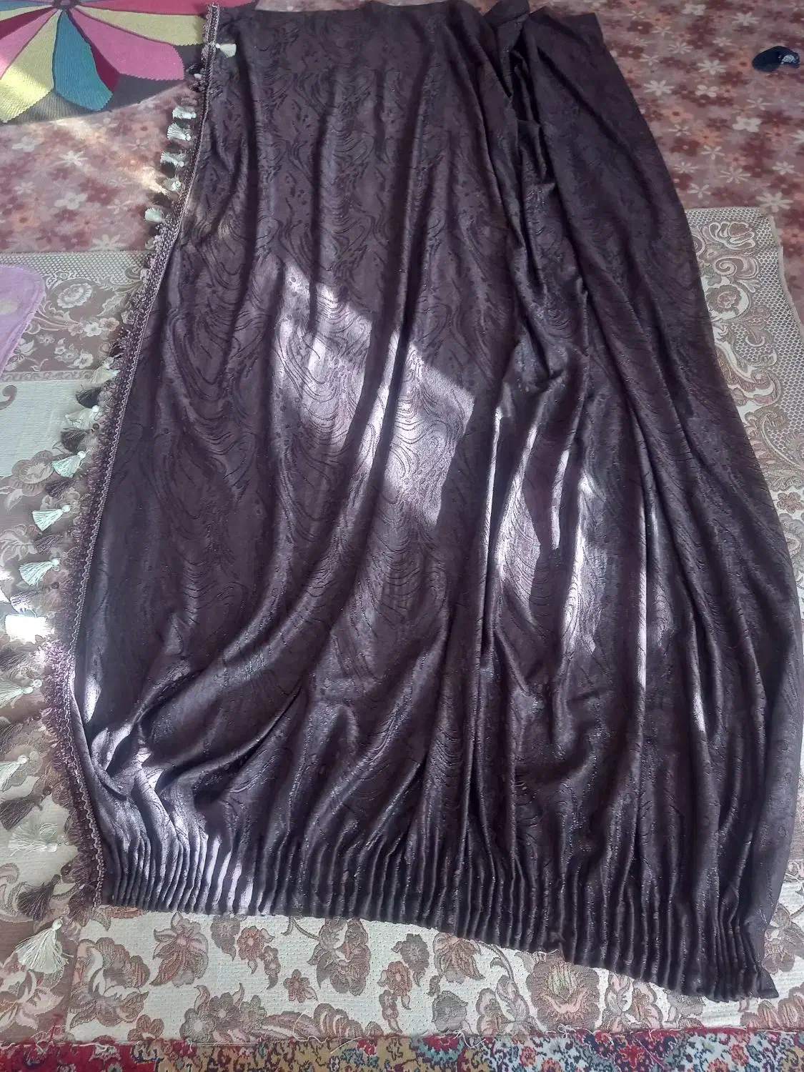 پرده زخیم|پرده، رانر، رومیزی|محمدشهر, جعفرآباد|دیوار