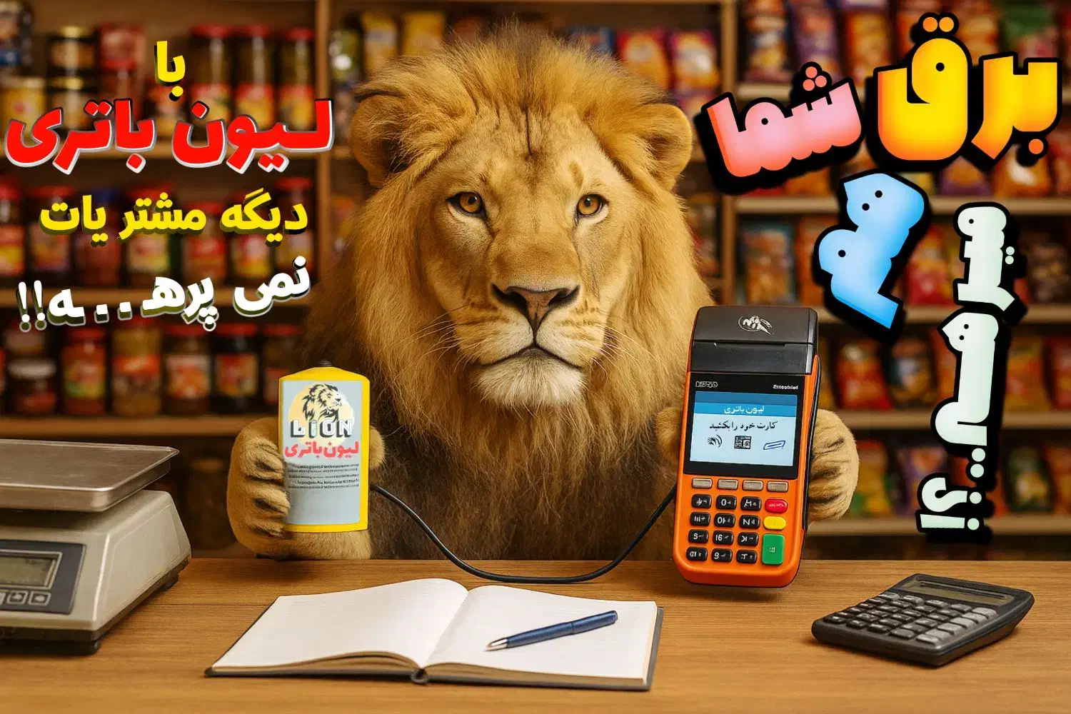 باتری کارتخوان BAT-7000 برای تبدیل پوزثابت به سیار|فروشگاه و مغازه|قم, باغ شازده|دیوار