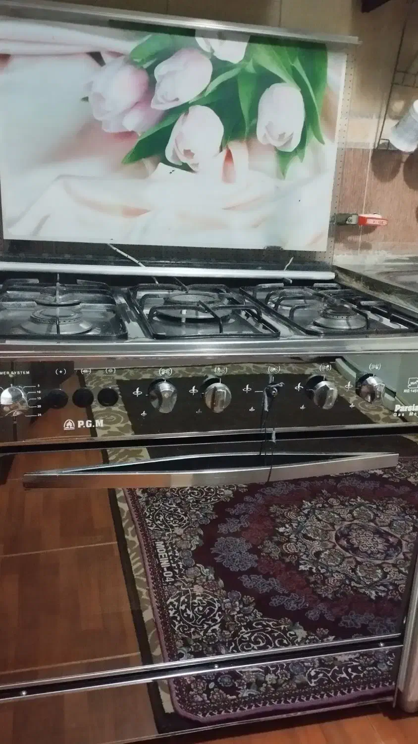 گاز 5شعله در حدنو|اجاق گاز و لوازم برقی پخت‌وپز|بروجرد, |دیوار