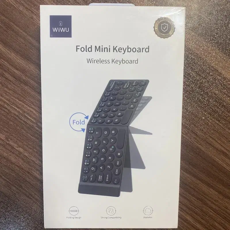 کیبورد تاشو بلوتوثی شارژی|قطعات و لوازم جانبی رایانه|قم, یخچال قاضی|دیوار