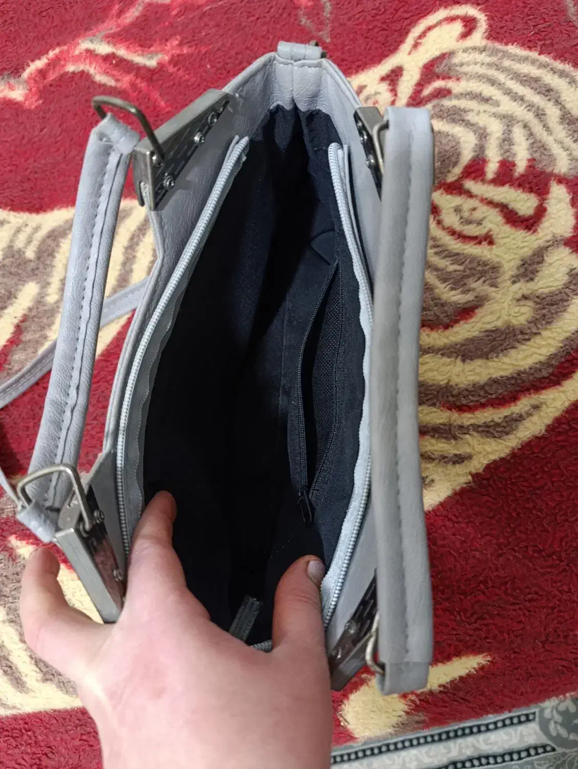 کیف سر شونی طوسی|کیف، کفش، کمربند|اهواز, کمپلو شمالی|دیوار