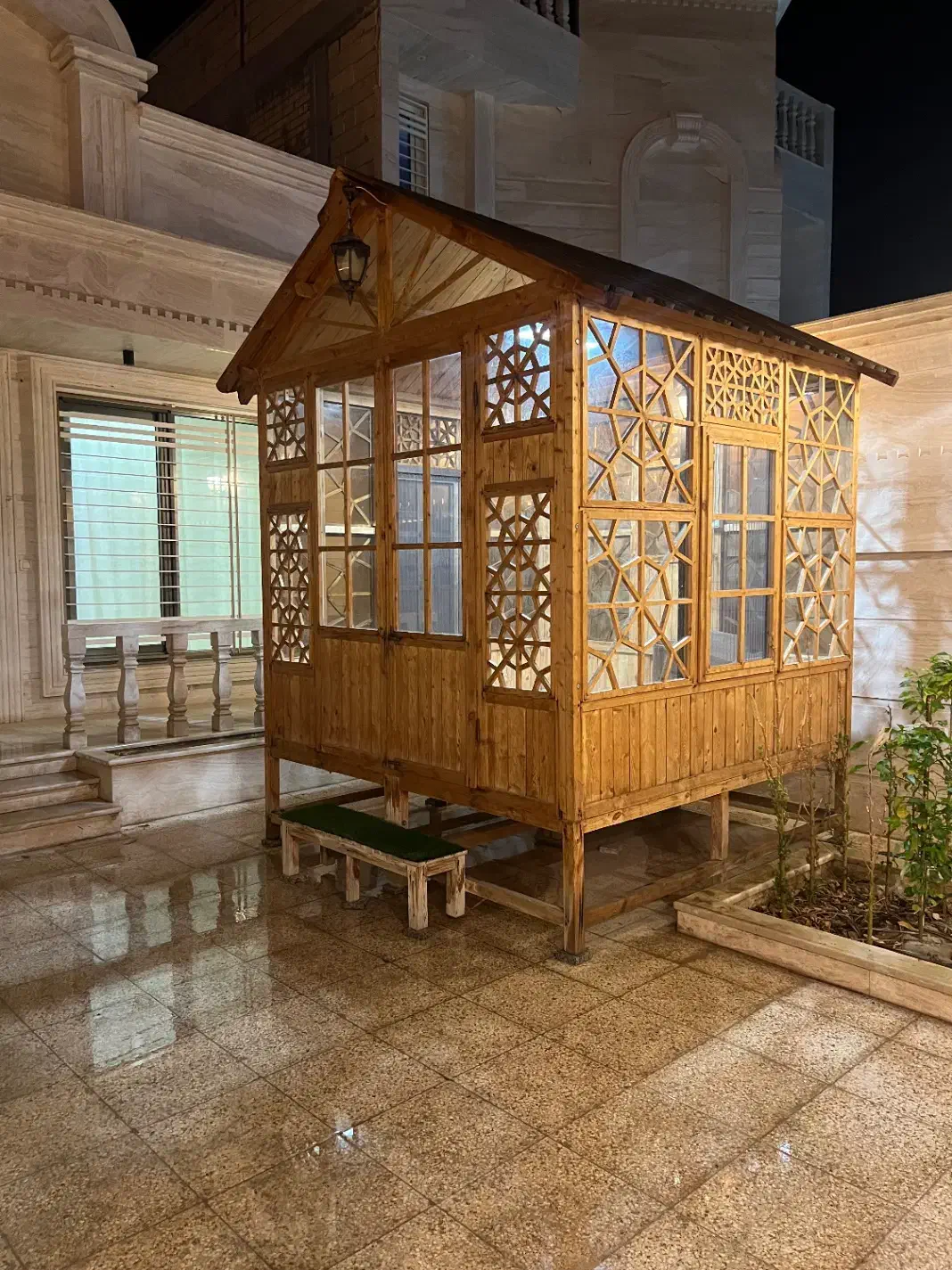 کلبه چوبی|مصالح و تجهیزات ساختمان|لار, |دیوار