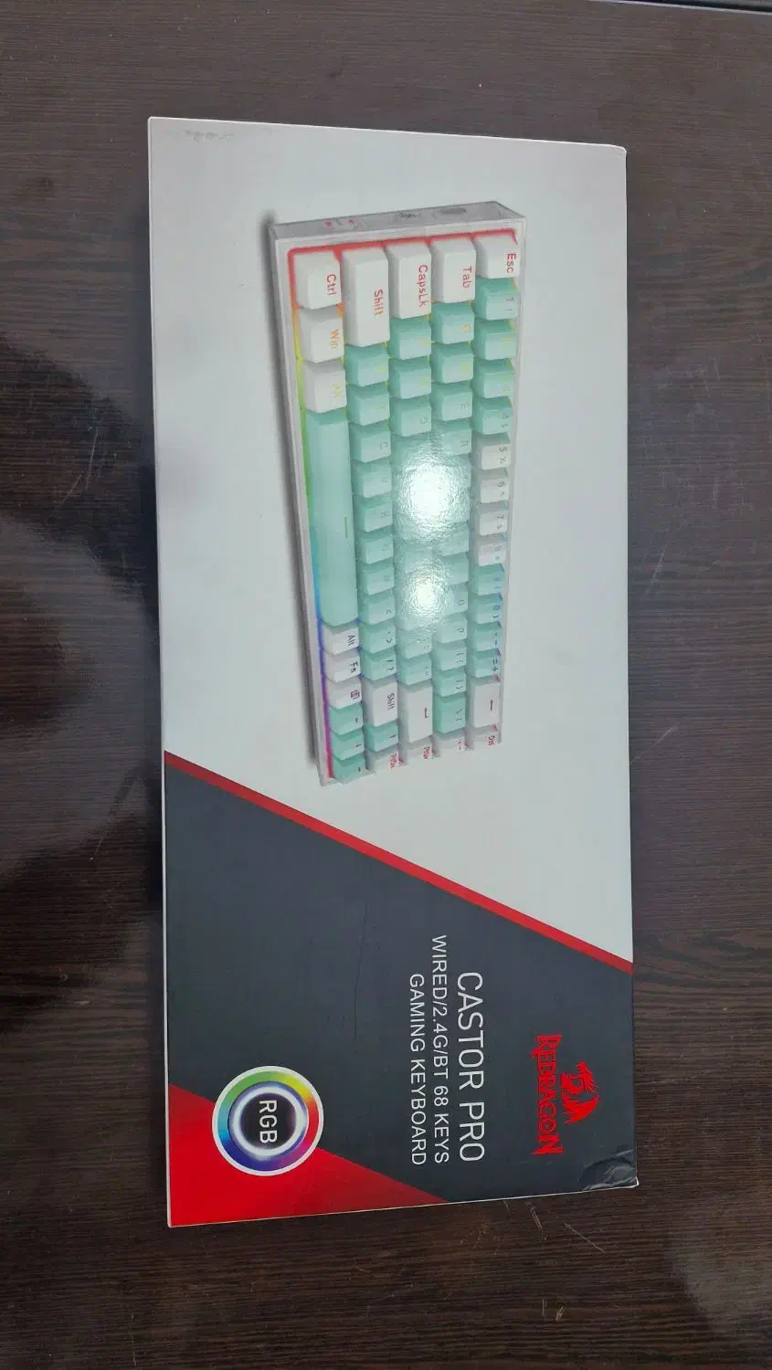 کیبورد مکانیکی گیمینگ Redragon K631 Castor Pro|قطعات و لوازم جانبی رایانه|شاهینشهر, گزبرخوار|دیوار