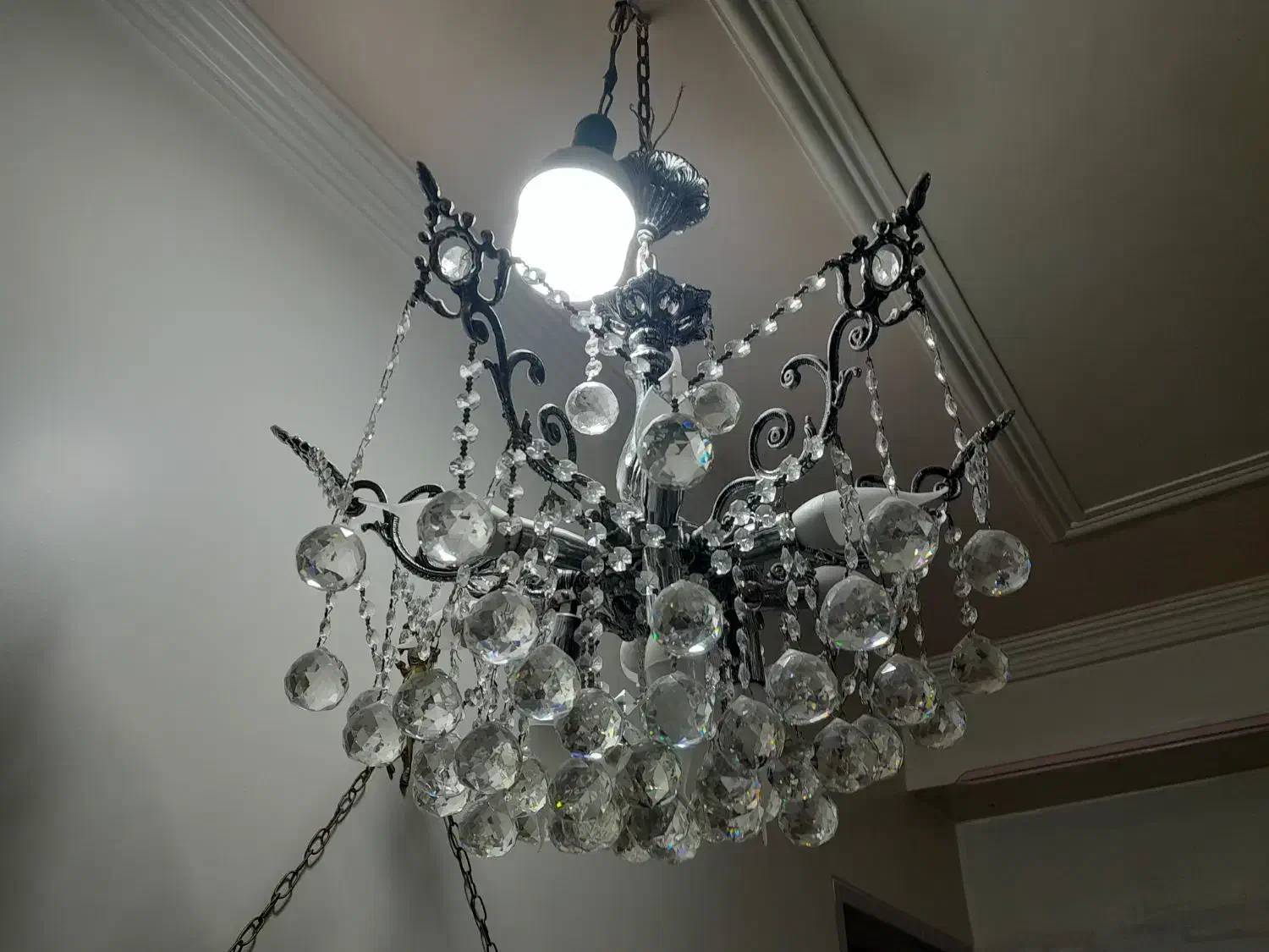 لوستر برنز|لوستر و چراغ آویز|تبریز, |دیوار