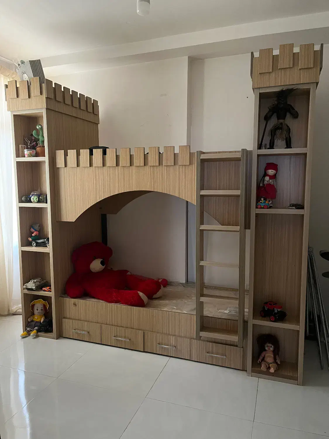 تخت خواب دو طبقه|تخت و سرویس خواب|شاهرود, |دیوار