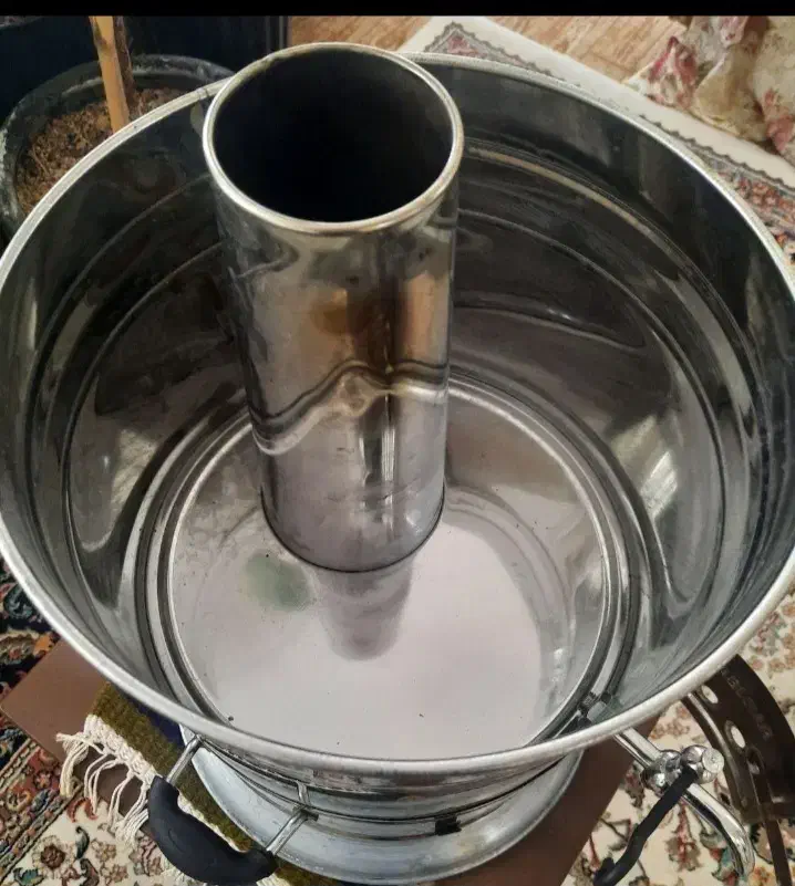 سماور هیزمی استیل|سماور، چای‌ساز، قهوه‌ساز|هشتگرد, شهرک بعثت|دیوار