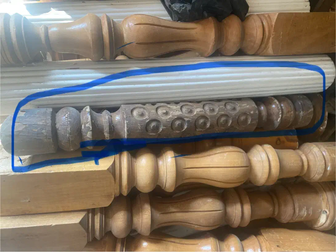 نرده چوبی عتیقه|کلکسیون اشیاء عتیقه|شهرکرد, |دیوار