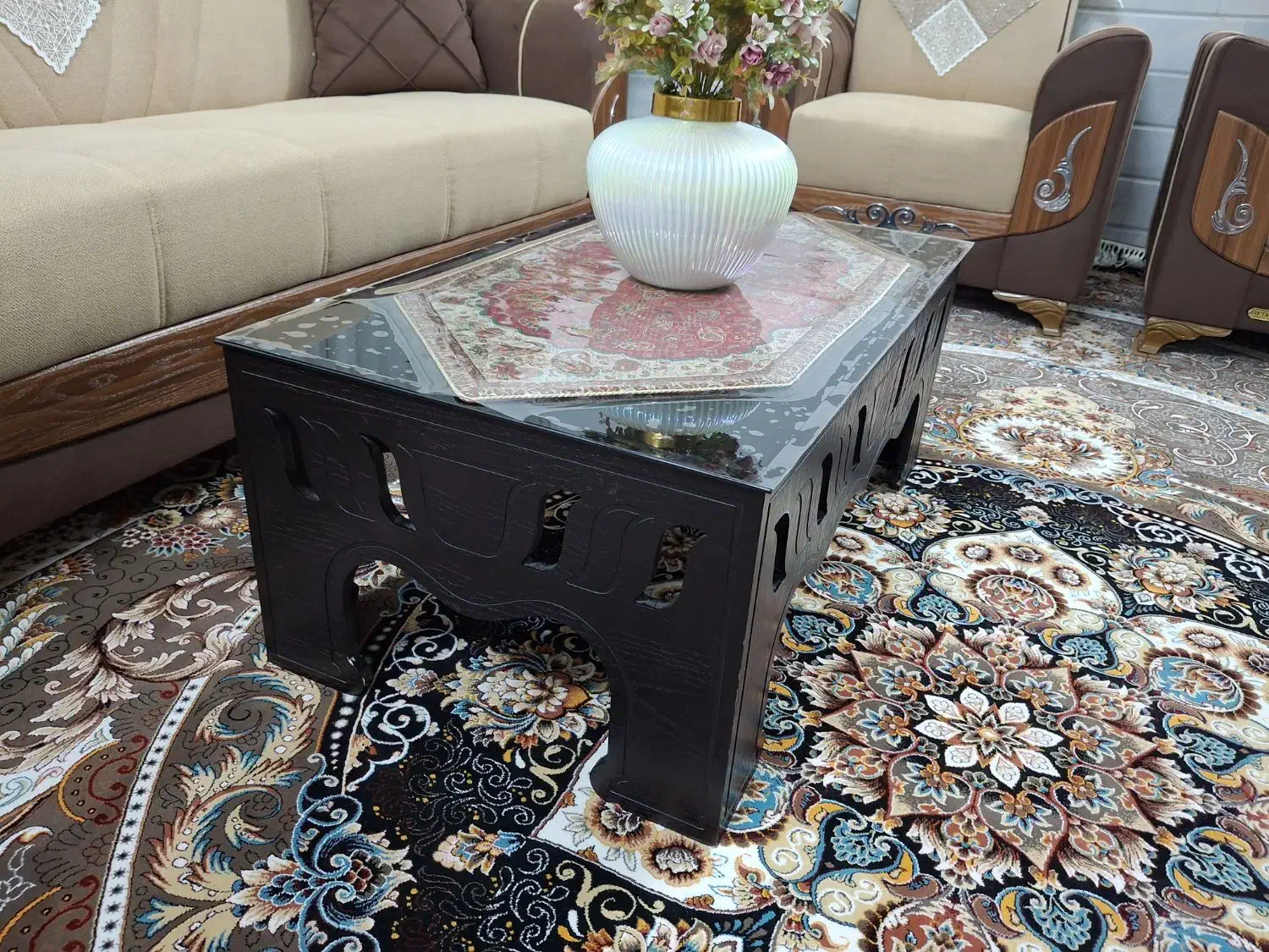 میز جلو مبلی|مبلمان خانگی و میز عسلی|اردکان, |دیوار