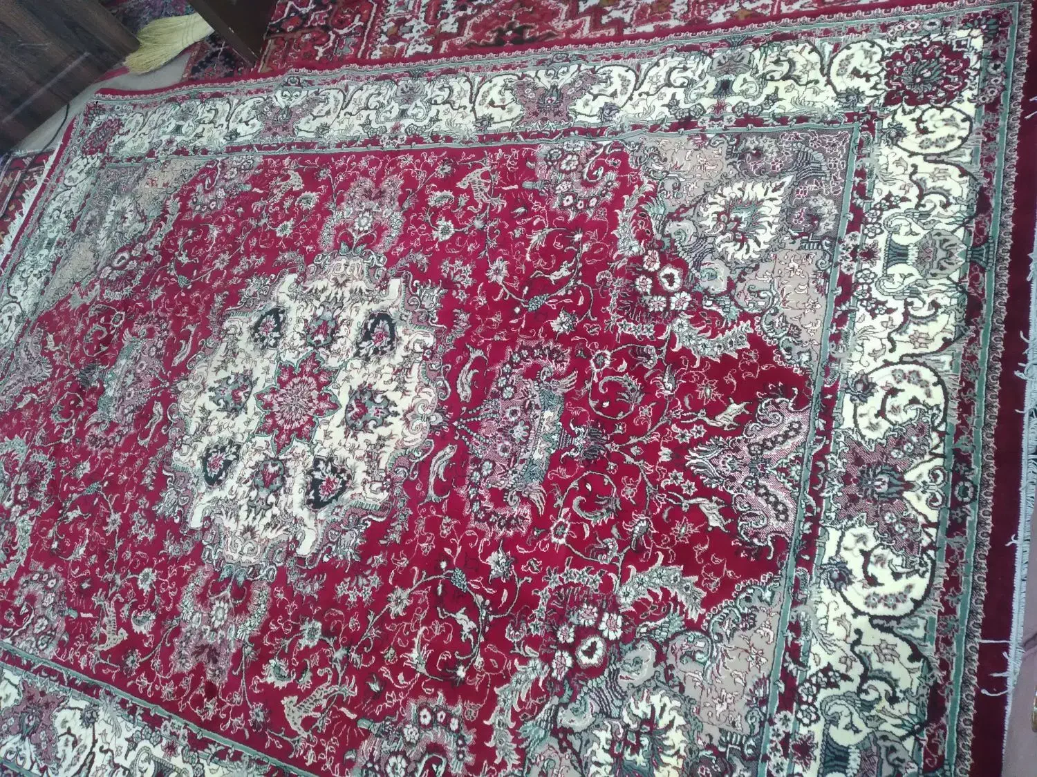 فرش ۹متری ماشینی تمیز|فرش|تبریز, |دیوار