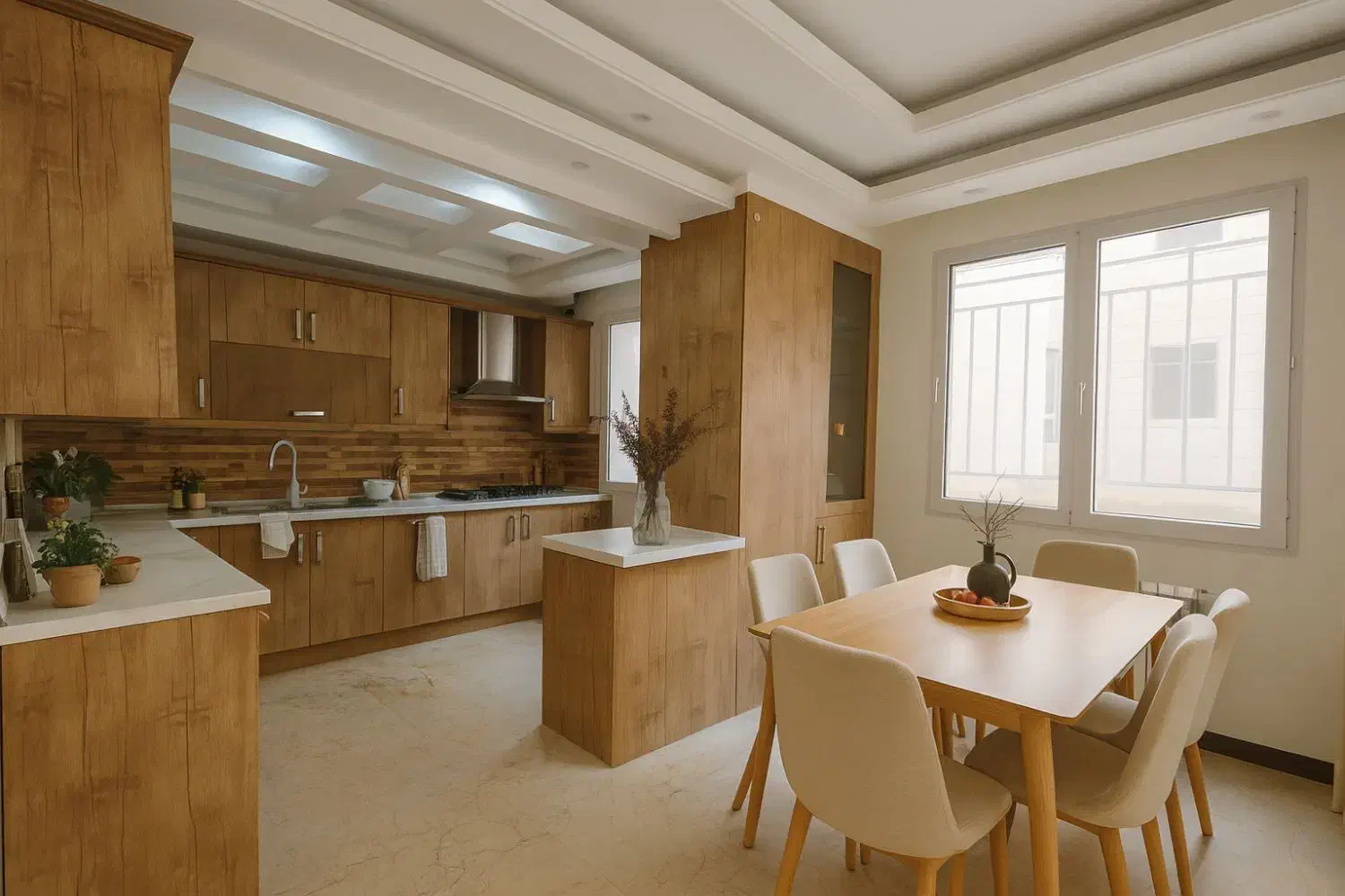 ۵۹ متر دوخواب ناب/ نورِ دوطرفه /بینقص|فروش آپارتمان|تهران, سازمان برنامه جنوبی|دیوار