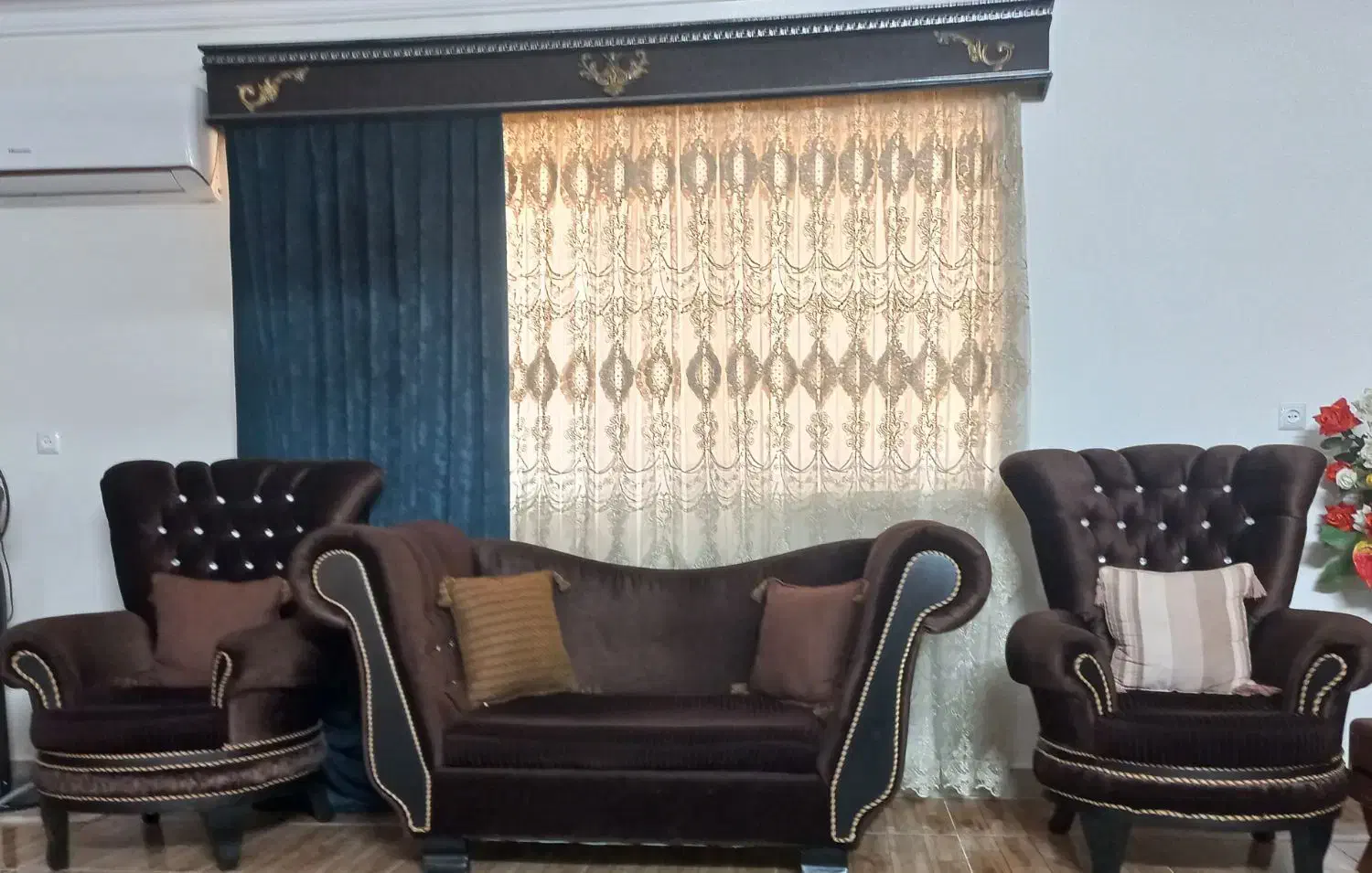 مبل ۷ نفره|مبلمان خانگی و میز عسلی|قائم‌شهر, |دیوار