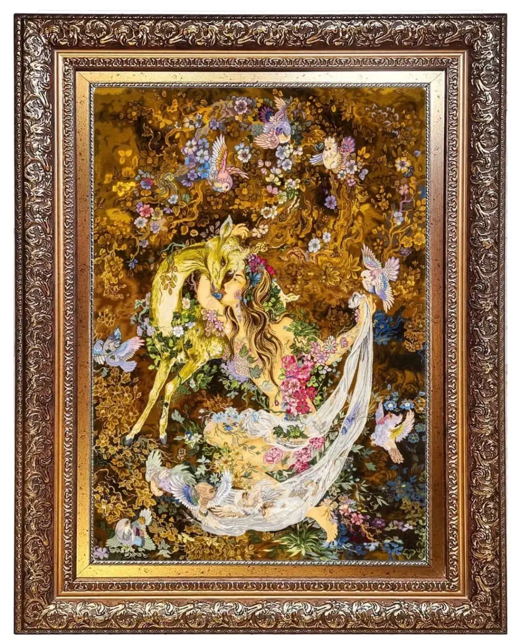 تابلو فرش نیمه برای بافت دستمزد عالی|تابلو فرش|بیرجند, |دیوار