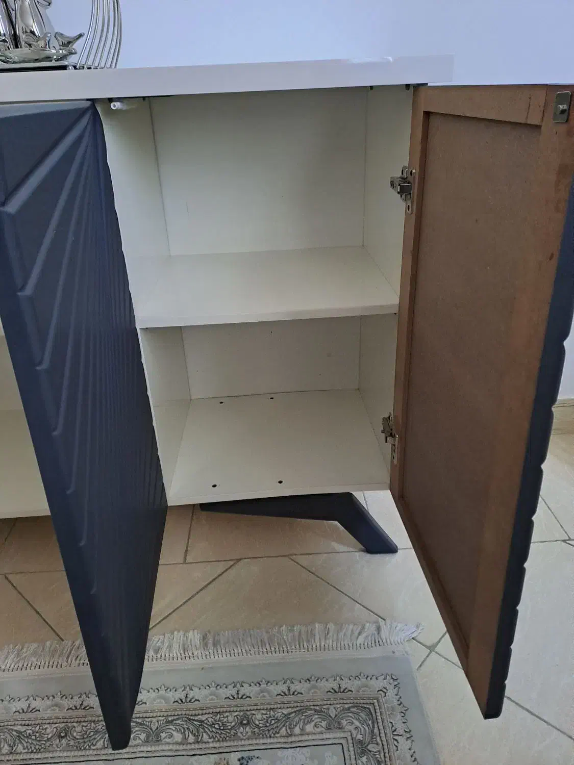 آینه کنسول طوسی|مبلمان خانگی و میز عسلی|شازند, |دیوار